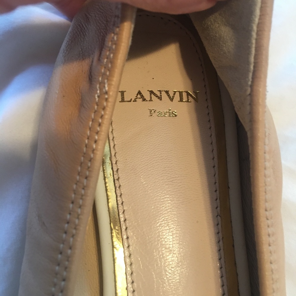 Lanvin Tan Ballet Flats 🩰